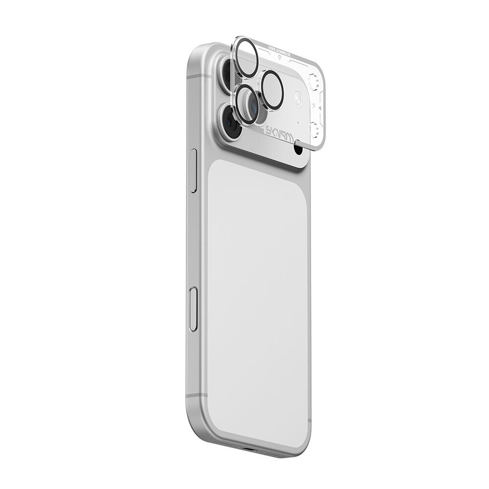Apple iPhone 17 Pro Max Skinarma Magma Serisi Mat Kamera Lens Koruyucu Gri