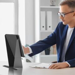 Apple iPad Air 13 2024 Amazingthing Matte Pro Mag Folio Katlanabilir Magnetik Standlı Kılıf