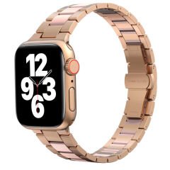 Apple Watch 38/40 mm Wiwu Resin Steel Belt Metal Kordon Pembe