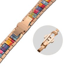 Apple Watch 38/40 mm Wiwu Resin Steel Belt Metal Kordon Renkli