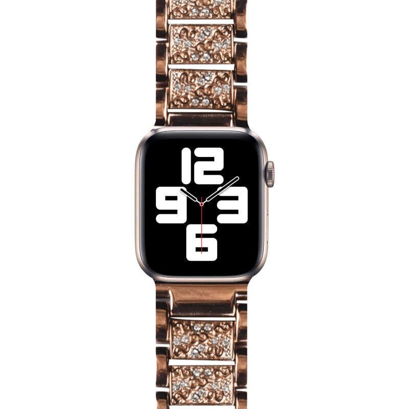 Apple Watch 42/44 mm Wiwu Three Beads Set Auger Metal Kordon Gold