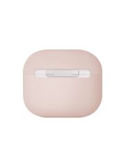 UNIQ Better By Design Airpods 4 (4.Nesil) Uyumlu Kılıf Lino Serisi Silikon Kablosuz Şarj Destekli Koruyucu Pembe 