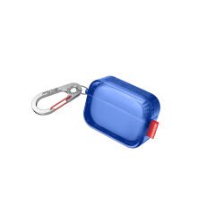 Apple Airpods Pro 2 Kılıf SkinArma Şeffaf Renkli Airbagli Tasarım Saido Kılıf Mavi 