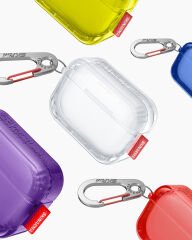 Apple Airpods Pro 2 Kılıf SkinArma Şeffaf Renkli Airbagli Tasarım Saido Kılıf Mavi 
