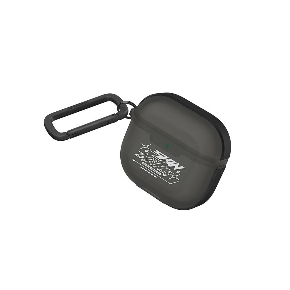 Apple Airpods 4 Kılıf Skinarma Transparan Mat Tasarım Kinzoku Kılıf