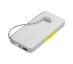 Infinity Lab Instantgo 10.000 Mah Lightning Kablolu Beyaz Powerbank Beyaz