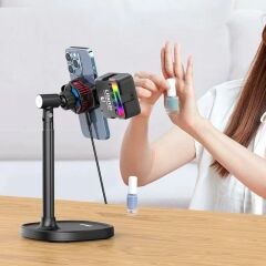 Ulanzi Sk-06 Canlı Yayın İçin Telefon Soğutucu Telefon Tripod Masa Standı