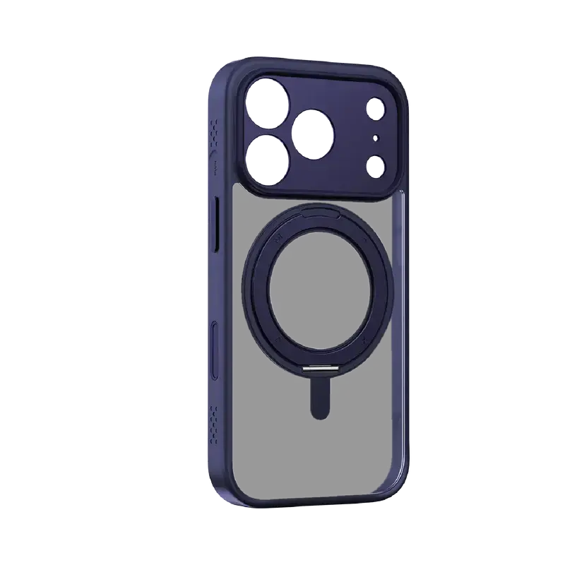 Momax CaseForm Roller Magnetic Case iPhone 17 Pro Mavi 