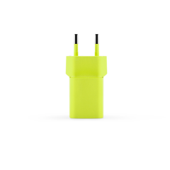 Ttec SmartCharger GAN 20W PD Seyahat Hızlı Şarj Aleti + USB-C - Lightning 120cm Kablo Neon Neon Sarı