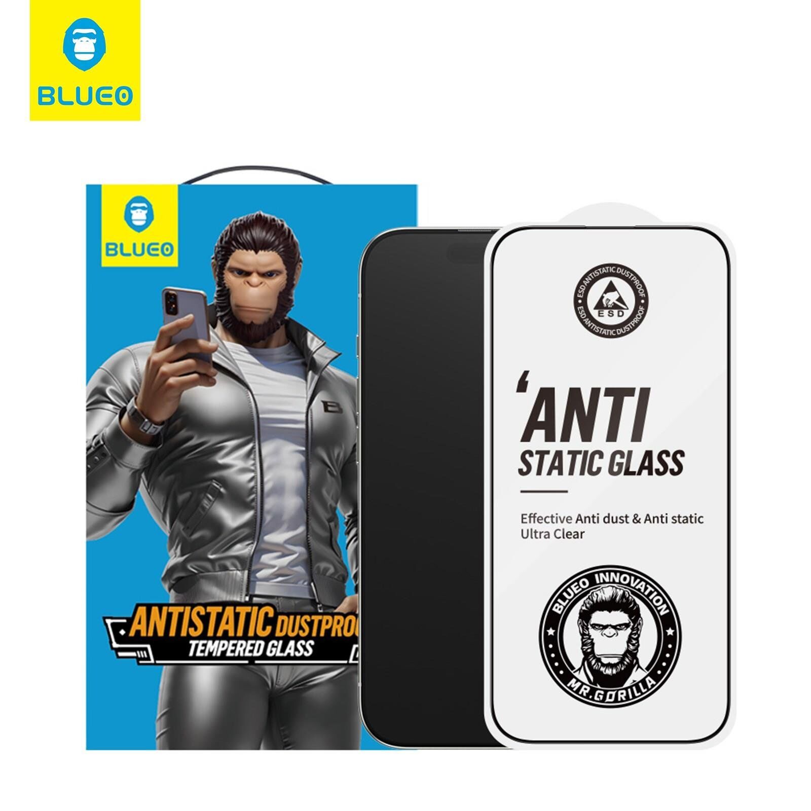 Blueo Anti Static Hd Samsung Z Fold 5/4/w23 Uyumlu Toz Çizilme Parmak İzi Önleyici Full Cam Ekran Koruyucu