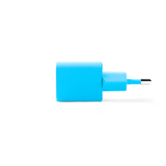 Ttec SmartCharger GAN 20W PD Seyahat Hızlı Şarj Aleti + USB-C - Lightning 120cm Kablo Neon Neon Mavi
