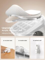 Joyroom Zs368 Premium Magnetik Kablo Düzenleyici Organizer 3 Adet Beyaz