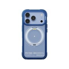 Apple iPhone 18 Pro Max Kılıf M-Safe Şarj Özellikli Airbag Tasarımlı Standlı Skinarma Atlas Kapak