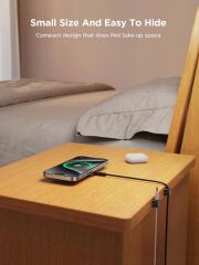 Joyroom Zs368 Premium Magnetik Kablo Düzenleyici Organizer 6 Adet Siyah