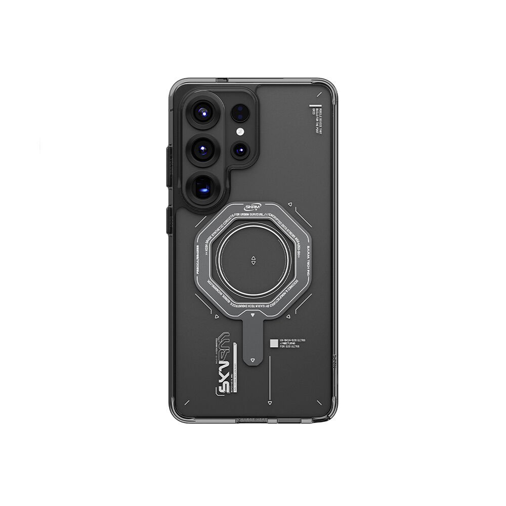 Galaxy S26 Ultra Kılıf Skinarma M-safe Şarj Özellikli Airbag Tasarımlı Magma Kılıf