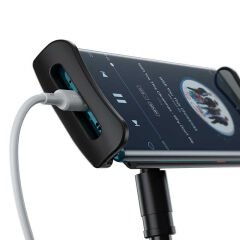 Benks L31 Lazy Masa Telefon Tutucu Siyah