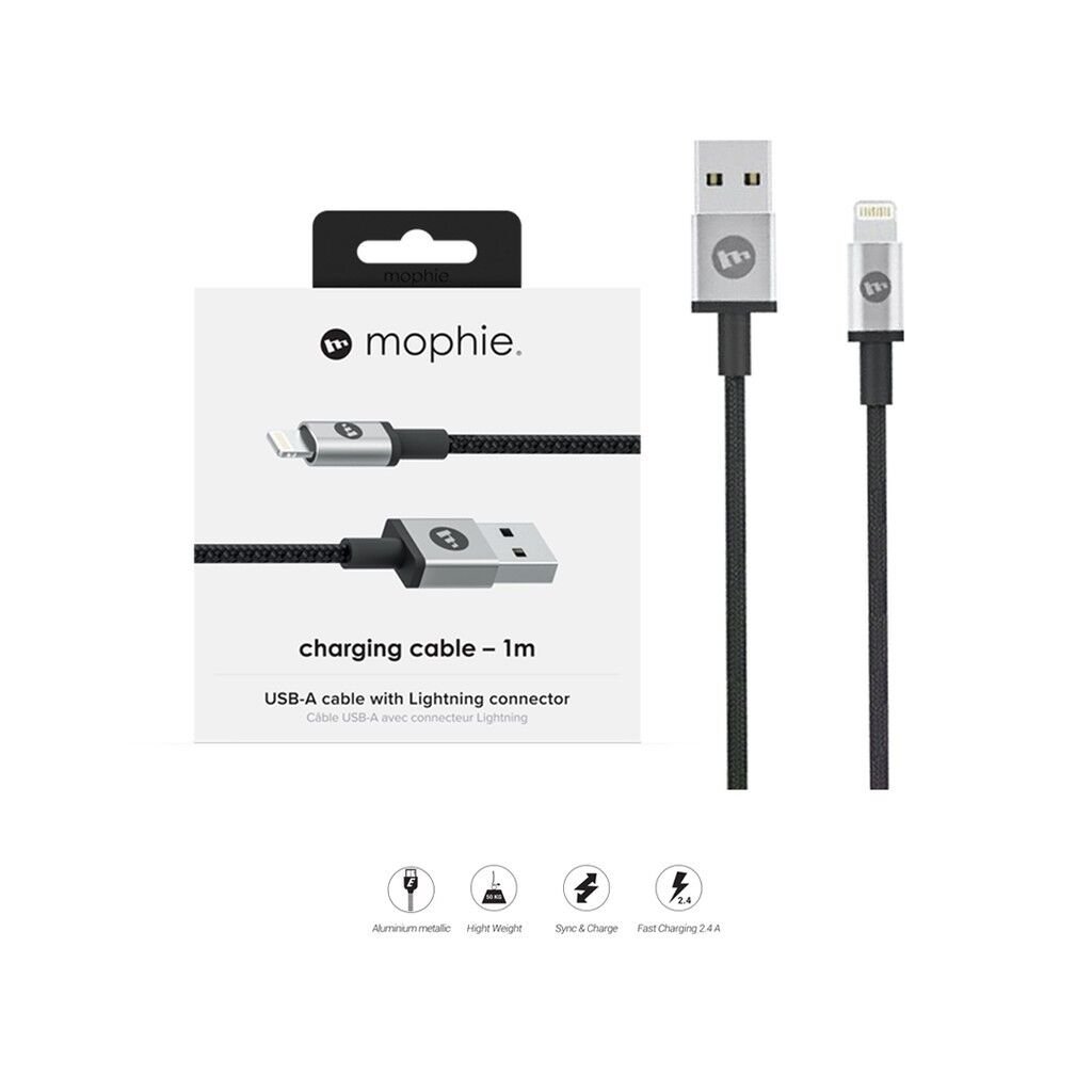 Mophie Usb A - Usb C Şarj Kablosu 1 M 1 Metre Siyah