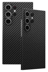 Keephone Samsung Galaxy S24 Ultra Kevlar Magsafe Kılıf - Siyah