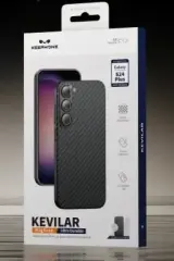 Keephone Samsung Galaxy S25 Ultra Kevlar Magsafe Kılıf - Siyah