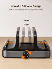 Joyroom Zs374 Dikey Laptop Telefon Ve Tablet Tutucu Masaüstü Organizer Stand Çok Renkli