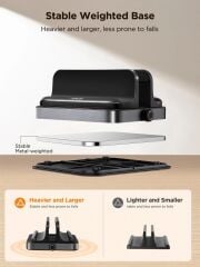 Joyroom Zs374 Dikey Laptop Telefon Ve Tablet Tutucu Masaüstü Organizer Stand Çok Renkli