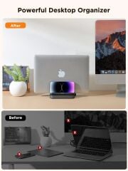 Joyroom Zs374 Dikey Laptop Telefon Ve Tablet Tutucu Masaüstü Organizer Stand Çok Renkli