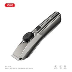 Xo-cf16 Suya Dayanıklı 3 Kademeli Titanyum Kaplama Seramik Bıçaklı 6 Başlıklı Şarjlı Profesyonel Saç Sakal Tıraş Makinası Mat Siyah