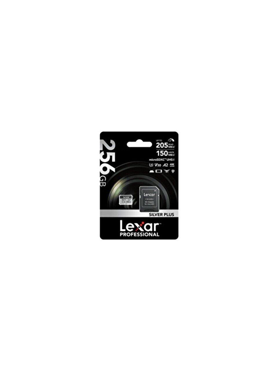 Lexar 256GB Yüksek Performanslı Silver Plus Microsdxc Uhs-I 205MB/S Okuma 150MB/S Yazma Hafıza Kartı