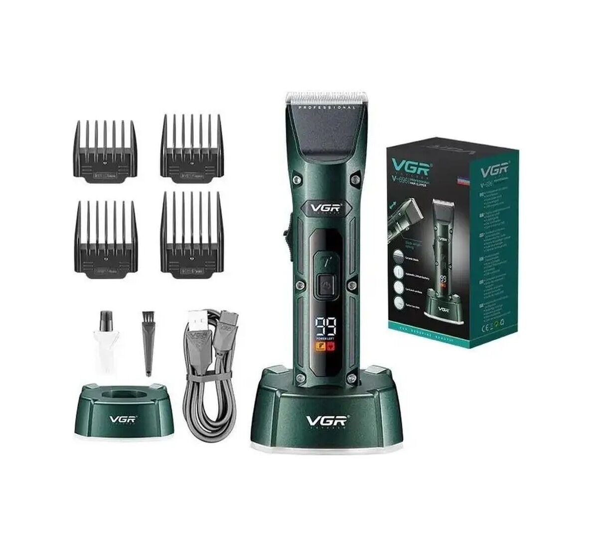 Vgr Vgr V-696 Profesyonel Saç Kesme Makinesi 149861396 Yeşil