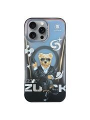 Zuck Bear Zuckbear Apple iPhone 16 Pro Max Uyumlu Berlin Boss Magsafe Kılıf