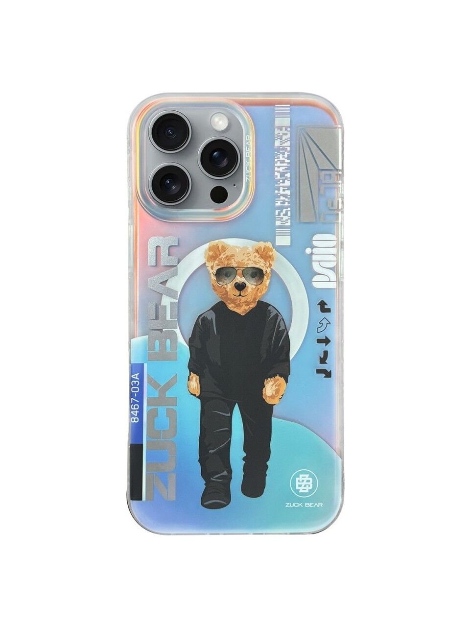 Zuck Bear Zuckbear Apple iPhone 16 Pro Max Uyumlu Berlin Boss Magsafe Kılıf