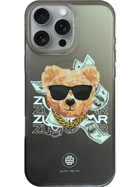 Zuck Bear Zuckbear Apple iPhone 16 Pro Max Uyumlu Harold Magsafe Kılıf