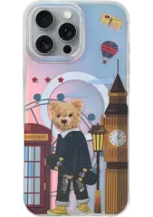 Zuck Bear Zuckbear Apple iPhone 16 Uyumlu Darnell Frosted Laser Magsafe Kılıf