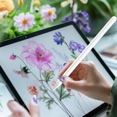 Micflip P22 Akıllı Takip Avuç İçi Reddi (Palm Rejection) ve Eğim Hassasiyeti Özellikli Dokunmatik Kalem