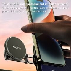 Yesido C199 Teleskopik Ayarlanabilir Araç Magsafe Manyetik Tutucu
