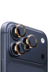 Keephone Apple iPhone 17 Pro Max Sapphire PVD Kamera Lens Turuncu