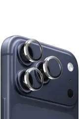Keephone Apple iPhone 17 Pro Max Sapphire PVD Kamera Lens Gümüş