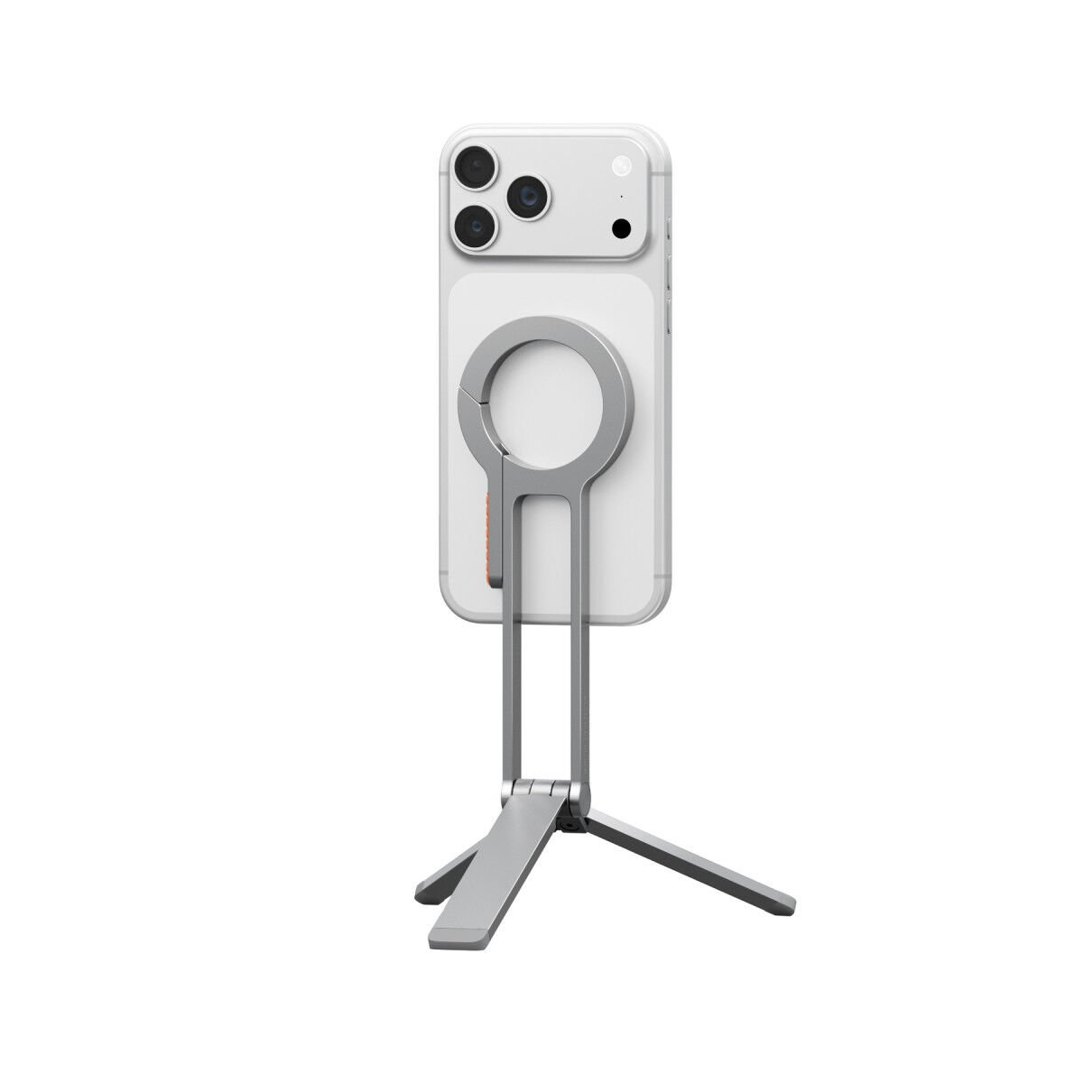 Uniq Arcus Magsafe Destekli Selfie Tripod Stand Gümüş