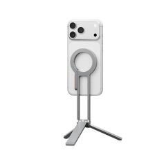 Uniq Arcus Magsafe Destekli Selfie Tripod Stand Gümüş