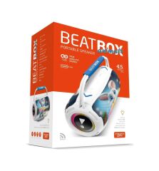 Powerway Beatbox Led Işıklı USB SD Aux FM Radyo Bluetooh Hoparlör Renkli