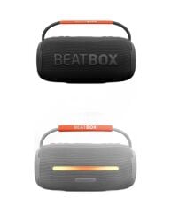 Powerway Beatbox Bluetooh Led Işıklı Hoparlör Gri
