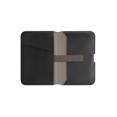 Uniq Lyden DS RFID-Block Manyetik Cüzdan Siyah - Gri