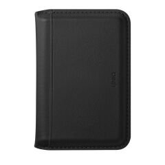 Uniq Lyden DS RFID-Block Manyetik Cüzdan Siyah - Gri