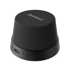 Momax BS6HKD 1-Vibe Go Manyetik Bluetooth Hoparlör Siyah