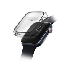 Uniq Apple Watch 45mm Garde Kasa Cam Ekran Koruyucu Füme
