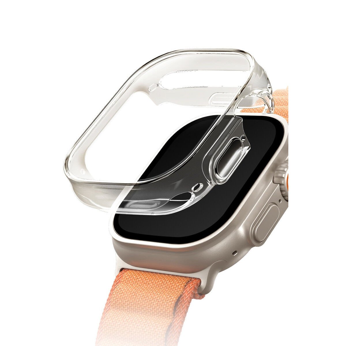 Uniq Apple Watch Ultra 49mm Garde Kasa Cam Ekran Koruyucu Şeffaf