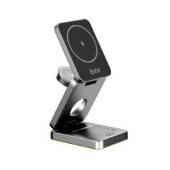 Bix BXMW7 15 W  Telefon Kulaklık Ve Saat İçin Kablosuz Şarj Standı