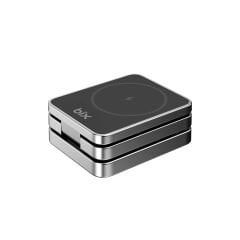 Bix BXMW7 15 W  Telefon Kulaklık Ve Saat İçin Kablosuz Şarj Standı