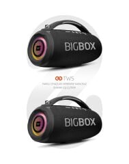 Powerway Bigbox 40 W Çift Bass Led Işıklı Bluetooth Hoparlör Siyah