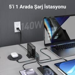 Juo DLC140 140W Gan PD3.1 Hızlı Şarj Cihazı